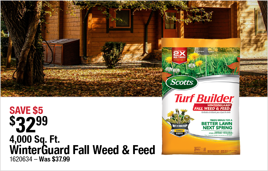 4,000 Sq. Ft. WinterGuard Fall Weed & Feed